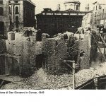 demolizione di san giovanni in conca, 1949