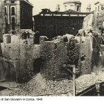 demolizione di san giovanni in conca, 1949