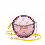 CRUCIANI C Tombolino_tulle_viola_giallo