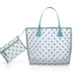 CrucianiCShoppingBagInTulleAzzurro