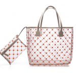 CrucianiCShoppingBagInTulleBeigeArancio