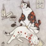 horitomo_monmon_cats_gatti_tattoo_fortementein_11