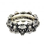 2 anello mongolfiere argento