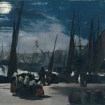 11. MANET Chiaro di luna sul porto di Boulogne