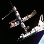 Atlantis Docked to Mir