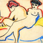kirchner-due-nudi-sul-letto-1907-1908-kunstmuseum-bern