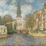 28. Claude Monet – La Zuiderkerk di Amsterdam, ca. 1874_1