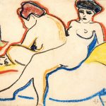 Kirchner, Due nudi sul letto, 1907-1908, Kunstmuseum Bern
