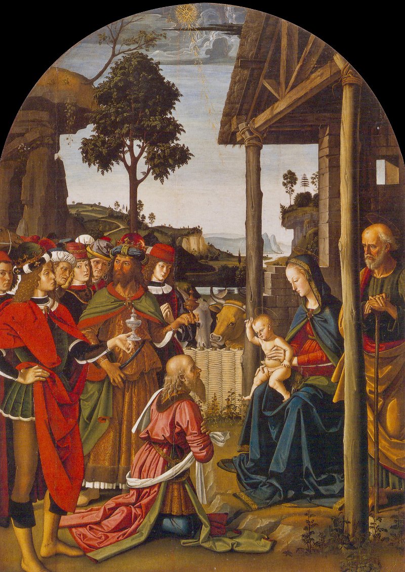 Adorazione dei Magi, Perugino. 1475