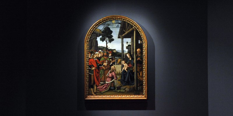 Perugino, Adorazione dei Magi a Palazzo Marino