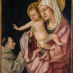 id 53a Antonello da Messina Madonna con il Bambino benedicente e un francescano in adorazione VERSO Museo Regionale di Messina