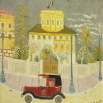 10. Renato Birolli,Tassì rosso,1932,olio su tela,cm.58×60, Collezione Giuseppe Iannaccone, Milano_1