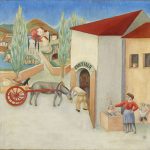 7. Gigiotti Zanini – Paesaggio con carretto – 1919, Trento, MART Archivio fotografico e mediateca_1