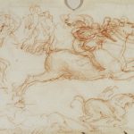 Leonardo da Vinci – Cavalieri al galoppo e fanti
