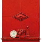 Lucio Del Pezzo_Mensola in rosso_1964_tecnica mista_cm 100x81_ph. Bruno Bani