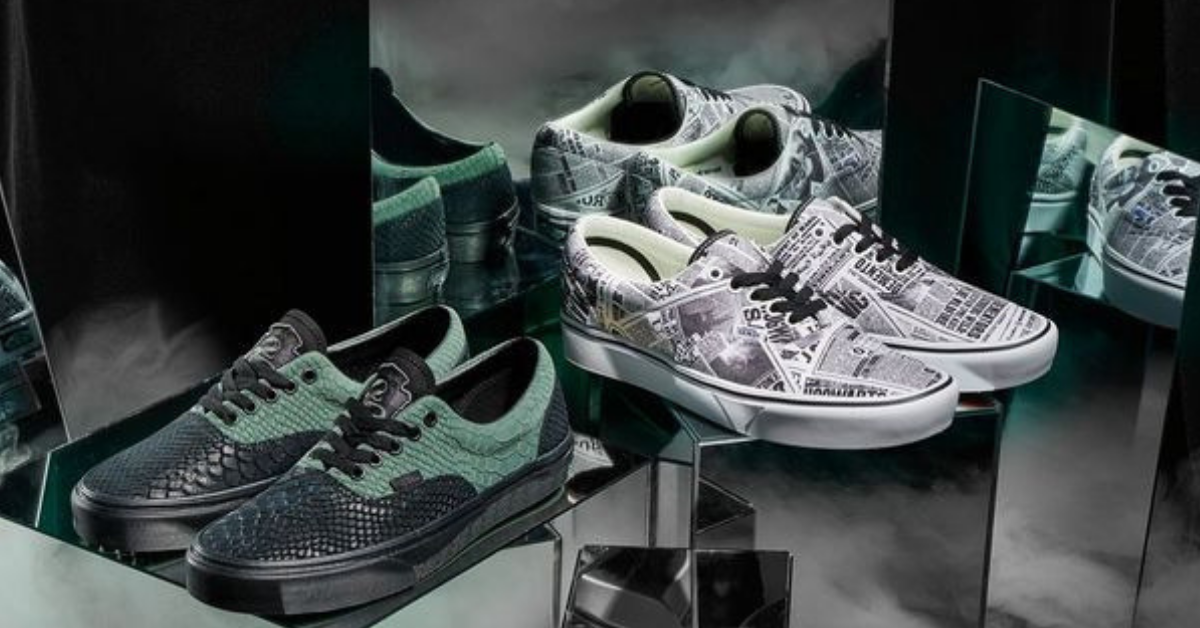 vans - harry potter - scarpe serpe verdi 