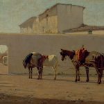 43. Signorini T., Un mattino di primavera. Il muro bianco