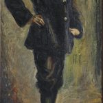 Adriana Bisi Fabbri, Autoritratto a figura intera, 1914-1915 circa