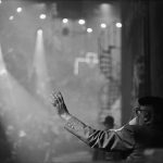 4. Federico Fellini lors du tournage de _La Città delle Donne_, Cinecittà, Rome, 1979