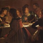 22. Gherardo delle Notti Cena con sponsali Galleria degli Uffizi Firenze