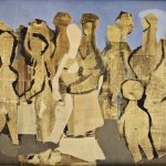 Anne Saporetti, un olio su tela