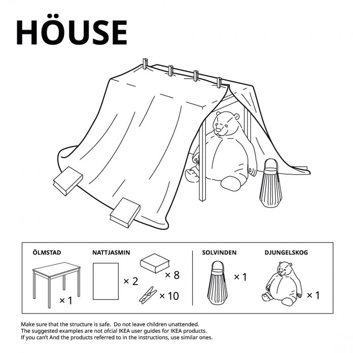 IKEA insegna come costruire fortini