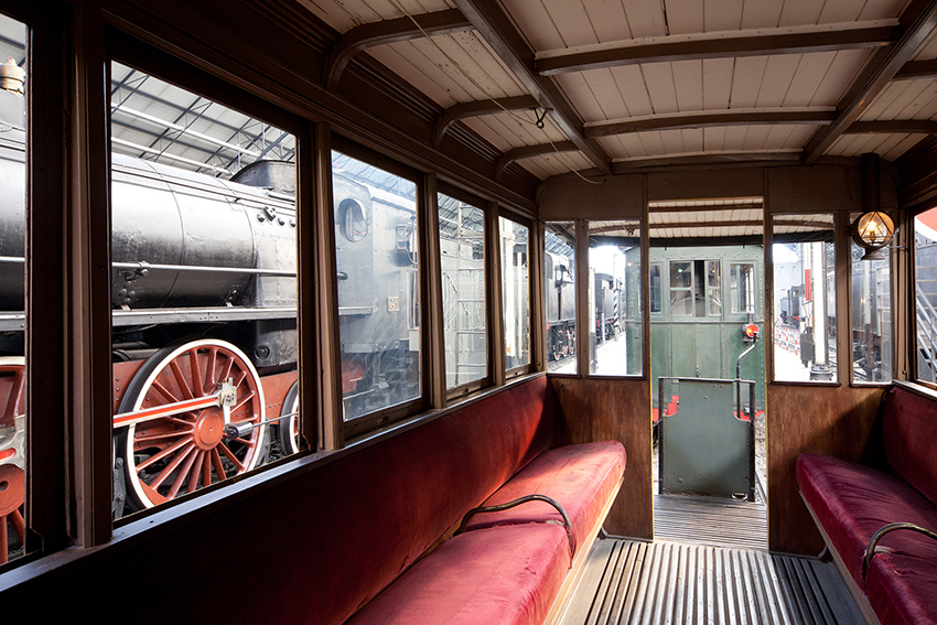 Padiglione Ferroviario interno treno