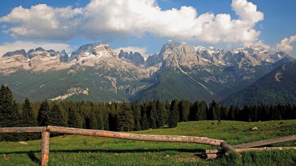 dolomiti del brenta vista panoramica