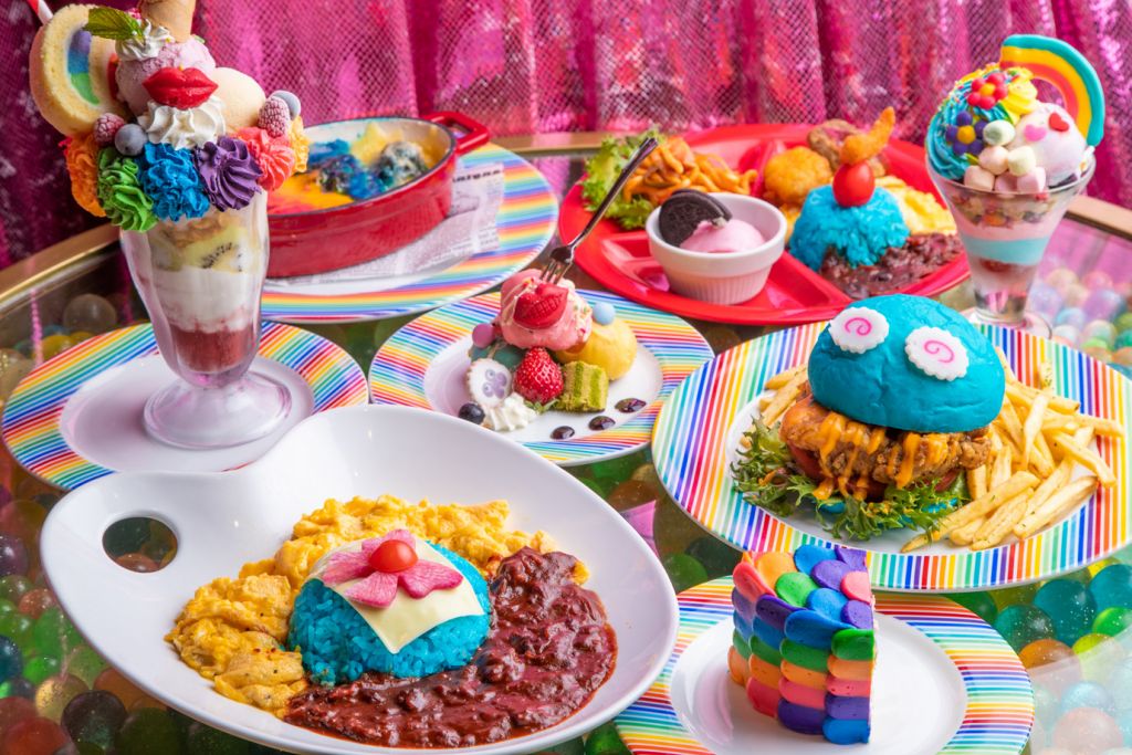 Kawaii Monster Cafè il menu con piatti colorati e particolari