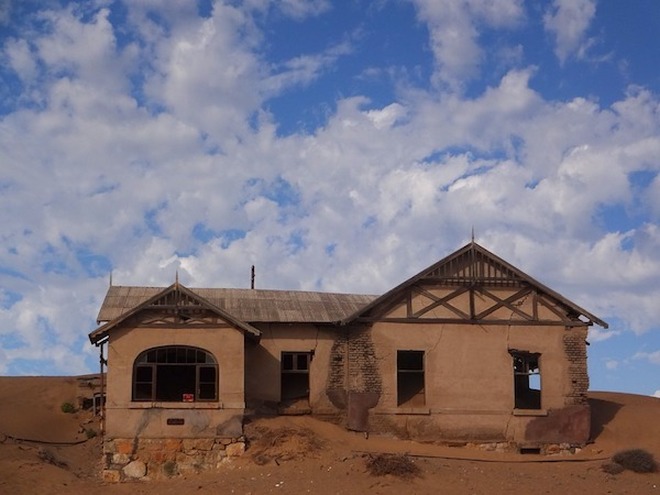 esterno di una casa a Kolmanskop