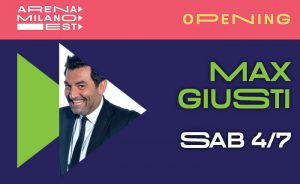 Locandina con max giusti del teatro martinitt