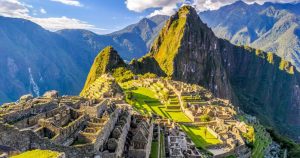 Machu Picchu vista dall'alto