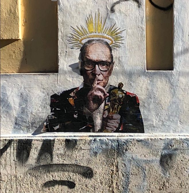 murale atrastevere di ennio morricone