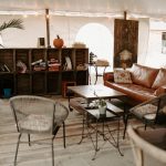 Firelight Camp – Lobby Tent Interior by Alyssa Flood
