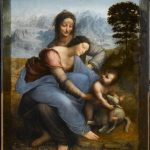 Leonardo da Vinci, Saint Anne, the Virgin Mary, and the Infant Jesus Playing with a lamb known as Saint Anne – Sainte Anne, la Vierge et l’Enfant Jésus, dite La Sainte Anne © RMN-Grand Palais (Musée du Louvre) René-Gabriel Ojéda