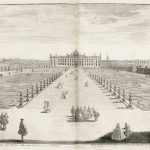 Marc’Antonio Dal Re – incisione che ritrae il parterre di Villa Arconati (1743)