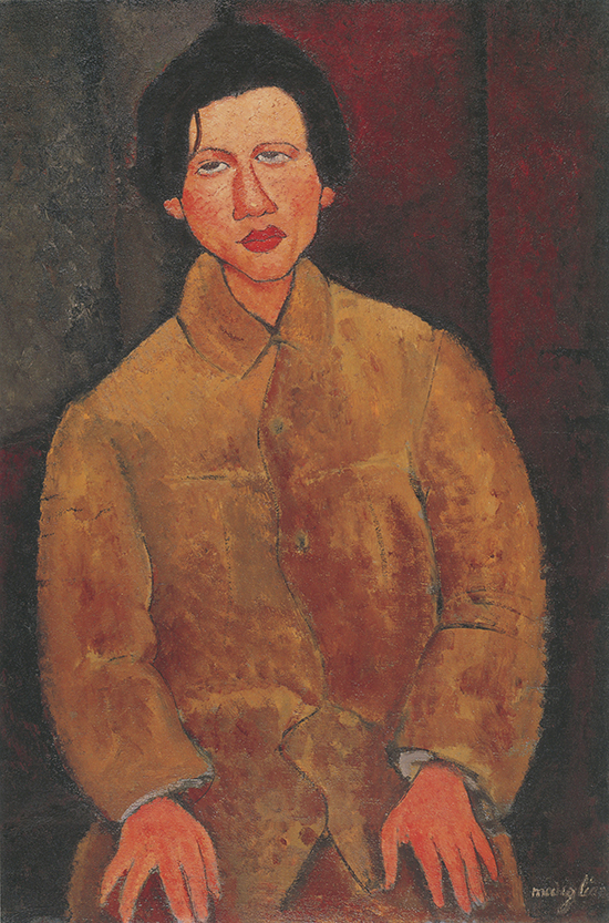 quadro di Modigliani_Ritratto di Soutine, 1916