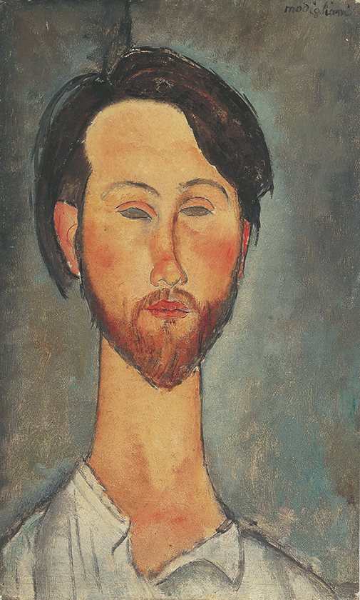 quadro di Modigliani_Ritratto di Zborowski, 1916