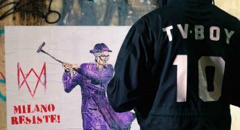TVBOY, prima opera di street art non deturpabile e lancia un messaggio di speranza