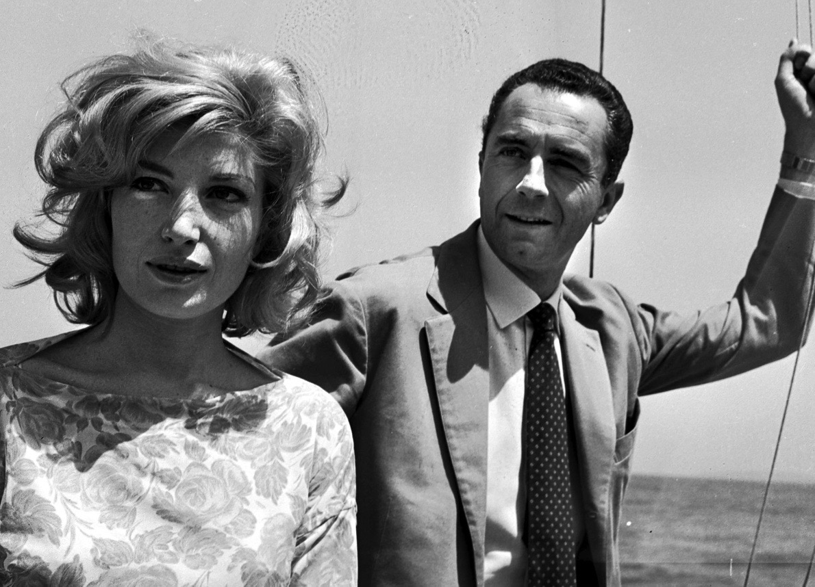 Monica Vitti con Michelangelo Antoniani