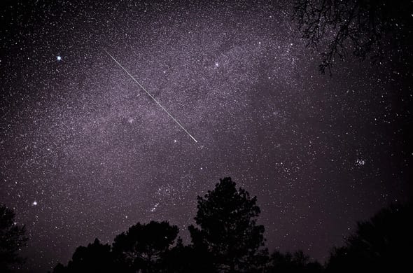 Arrivano le stelle cadenti di novembre immagine in notturna delle stelle