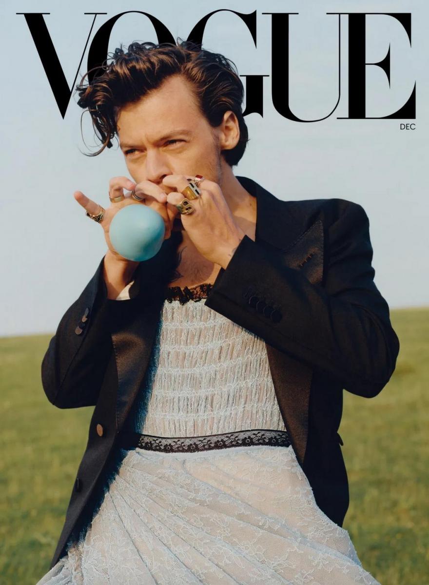 Harry Styles Vogue la copertina di dicembre