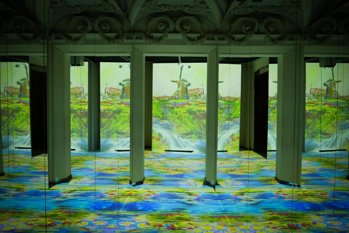 Natale con Monet allestimento mostra immersiva