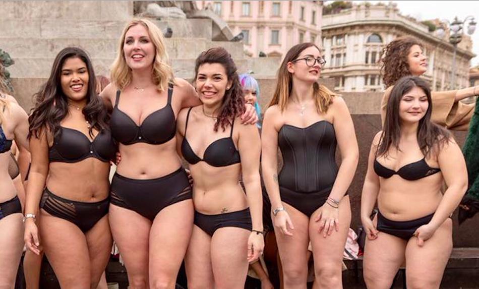 Laura Brioschi altre ragazze per la campagna body positive