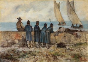 Giovanni Fattori, Reclute sul mare