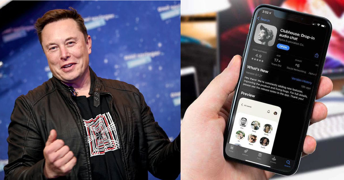 Clubhouse  Elon Musk