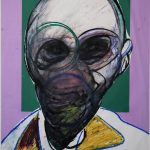 F.-Bacon-senza-titolo-colage-e-tecniva-mista-su-carta-100x70cm-anni-80-