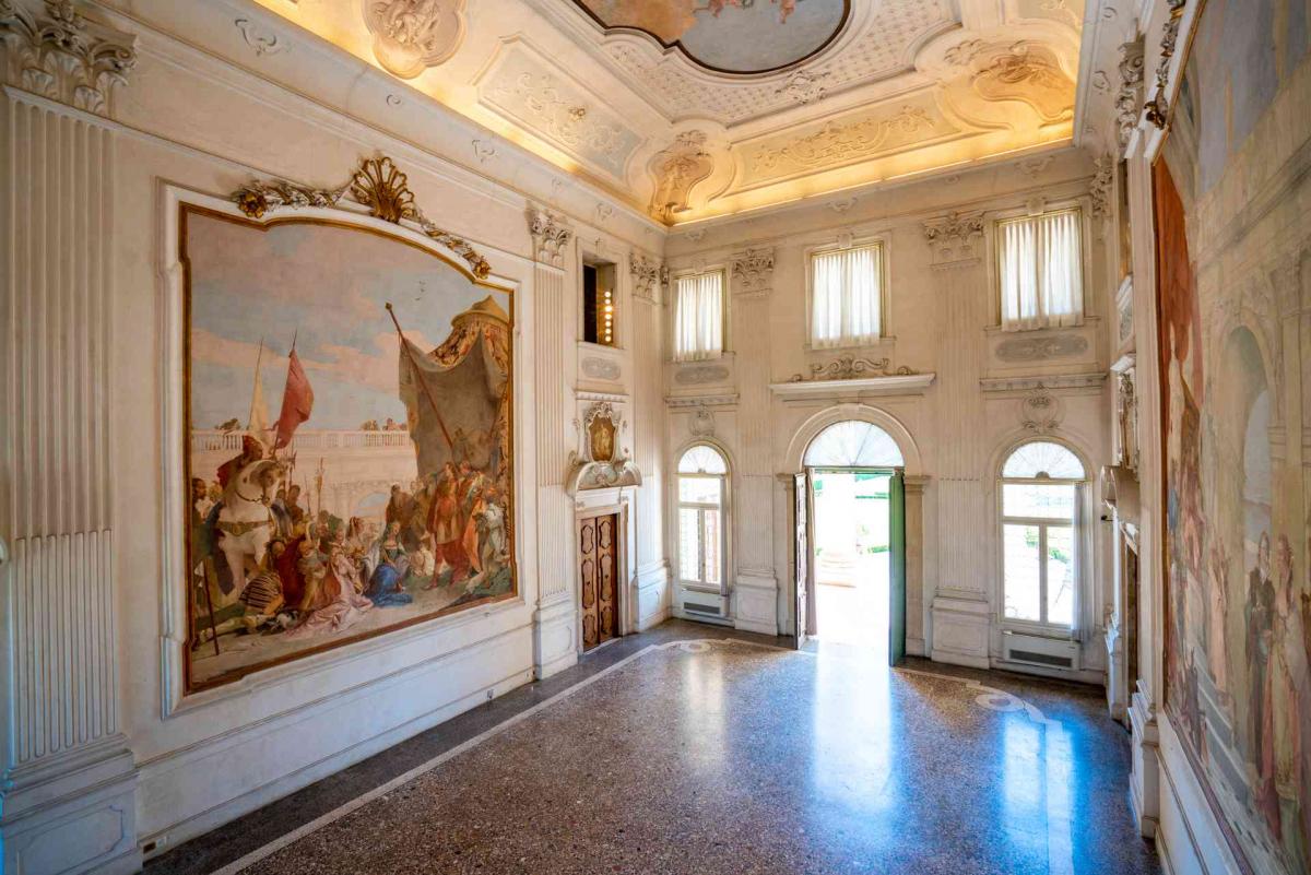 Sotto un unico cielo Tiepolo Villa Cordellina Lombardi - Salone con affreschi del Tiepolo