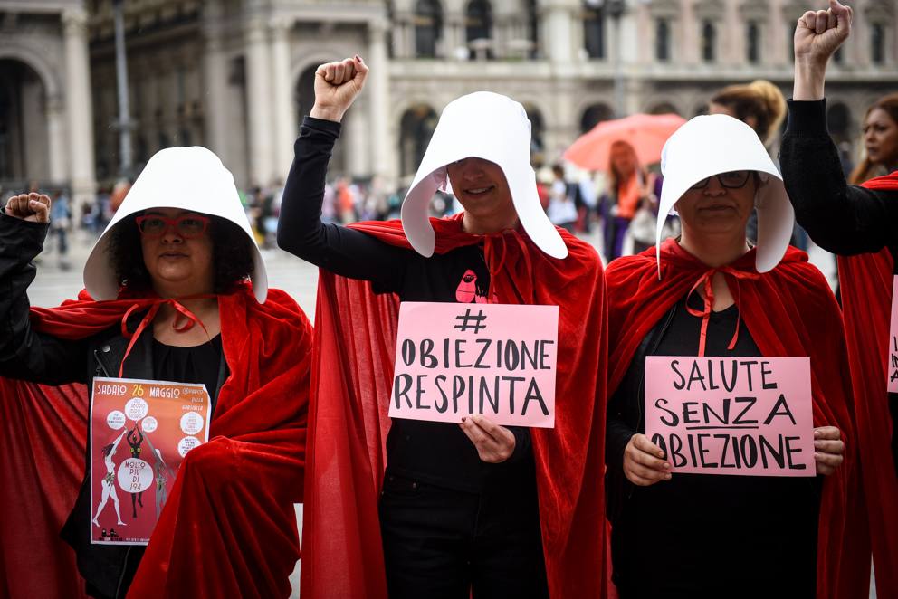 aborto manifestazione milano