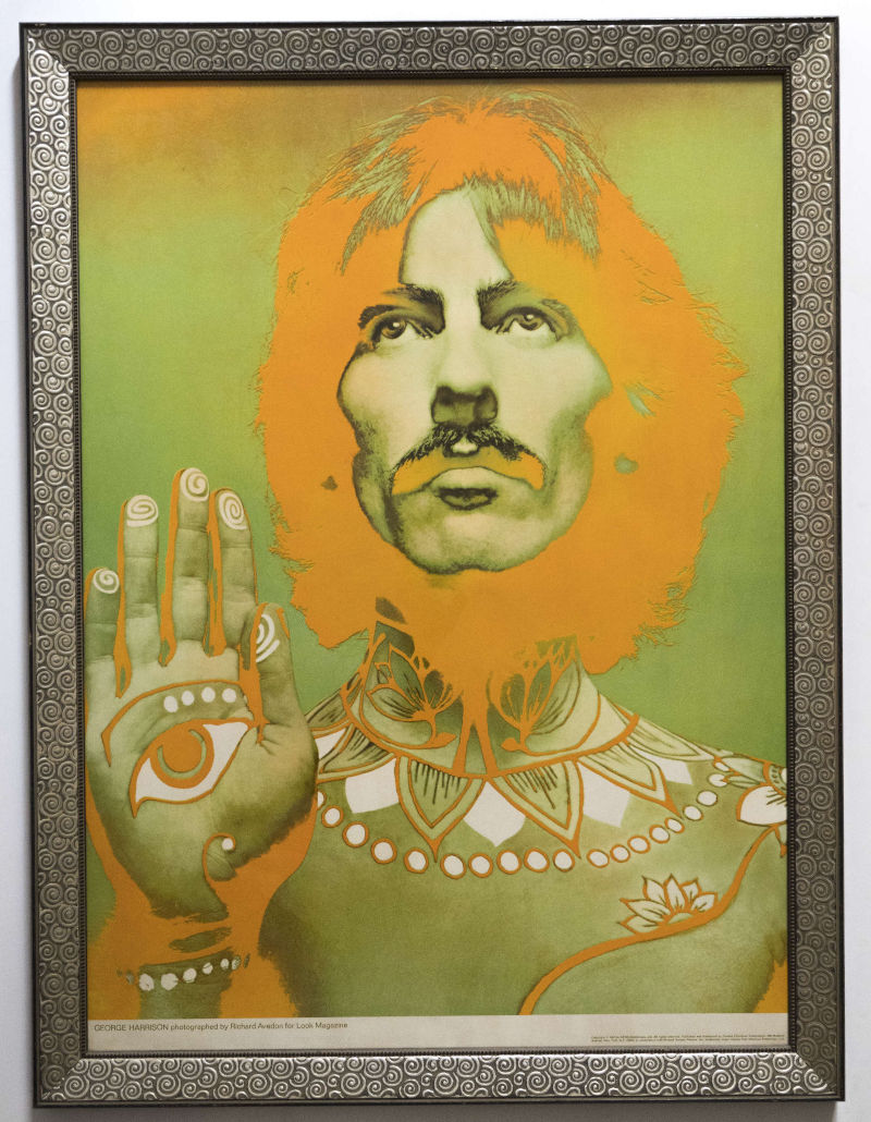 Ritratto di George Harrison dei Beatles di Richard Avedon